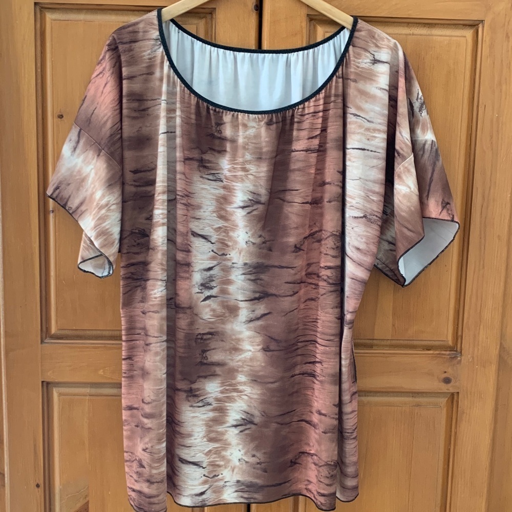 Brown Women's Top 2X - Picture 3 of 6